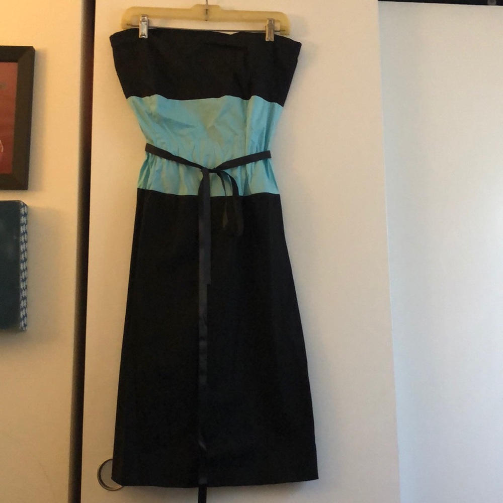 Black and turquoise rockabilly dress never worn